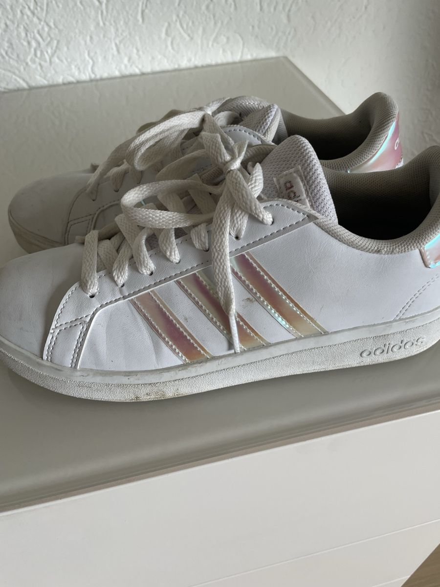 Adidas Scarpe per ragazze: Adidas Mädchen Sneaker Grösse 38 Weiss – Nuovo (secondo la descrizione) da Steinhausen venduto da Piaweber1943.