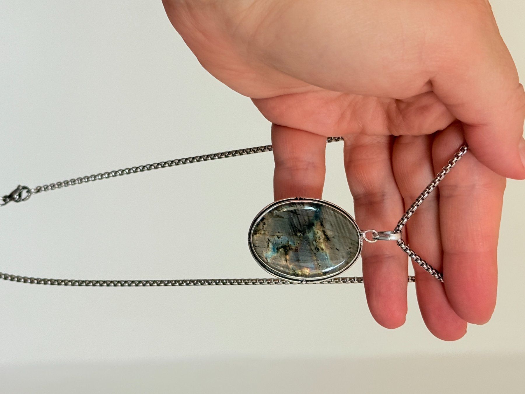 Catenine: Collier avec Labradorite – Nuovo e nell'imballaggio originale da Genève venduto da AWWA 3