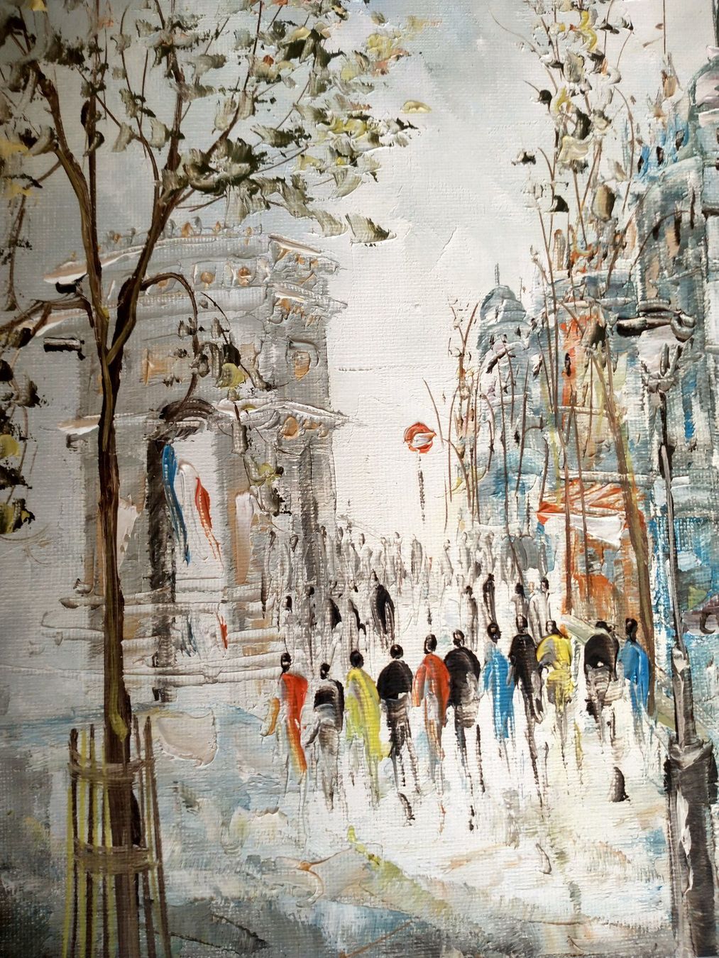 Dipinti: Gemälde - Impressionistisches Stadtbild Paris – Usato da Löhningen venduto da Chimae67 3