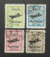 Persien 1928-29, Flugpost, Ovpt. gestempelte