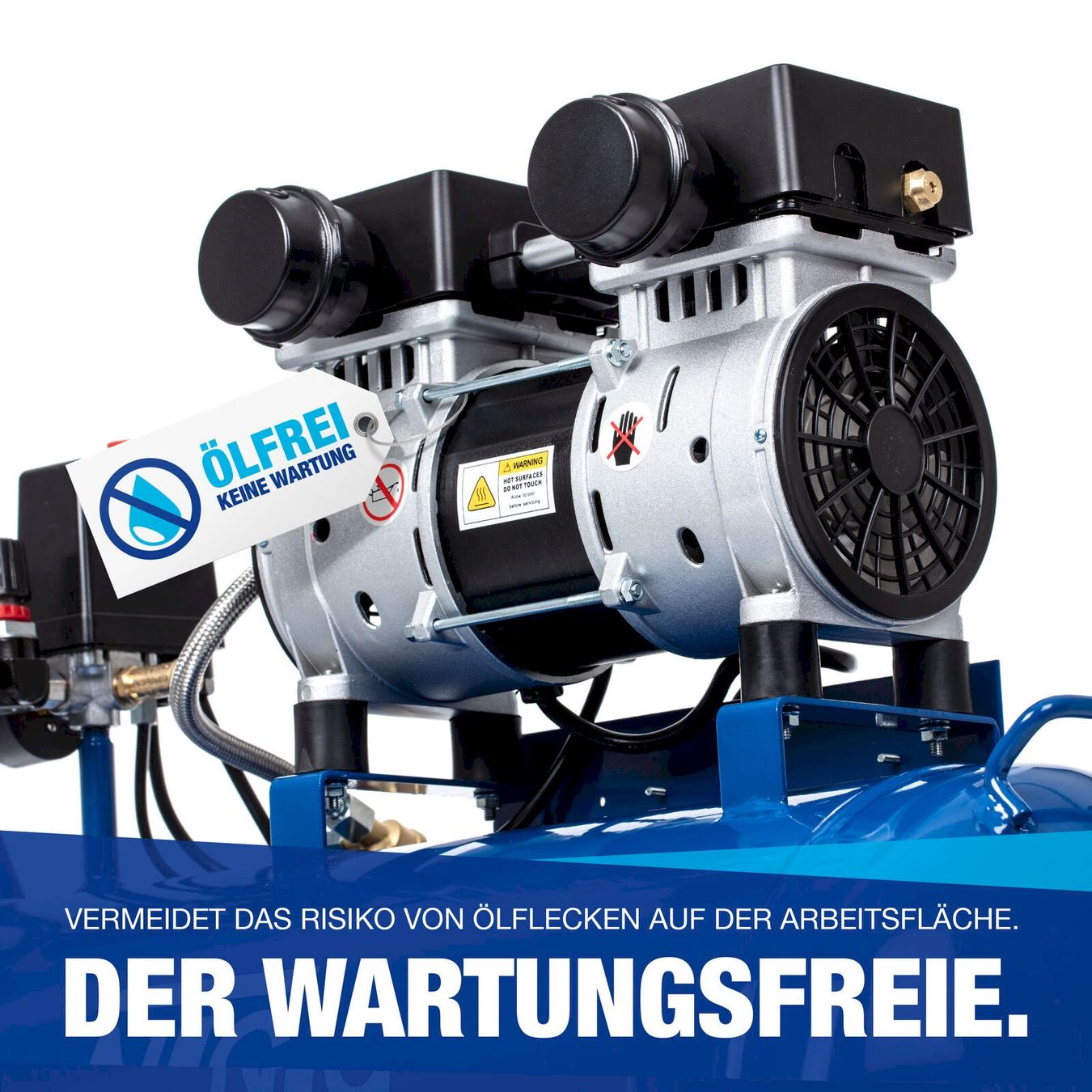 Compressori: Silent Druckluft Kompressor 50 Liter – Nuovo e nell'imballaggio originale da Bottighofen venduto da zaap 2