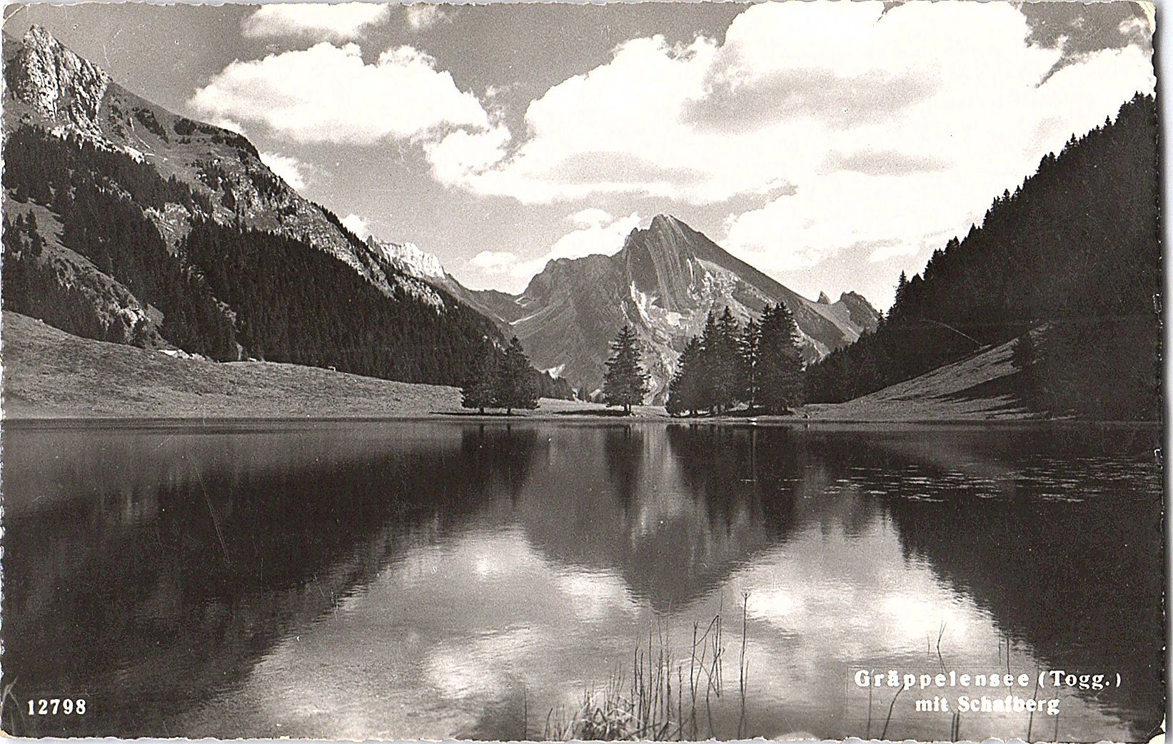 Ansichtskarten: AK GRÄPPELENSEE, Toggenburg 15.07.1957 – Gebraucht aus Würenlos von KKMeister