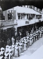 Foto E. Grubenmann, Appenzell, Fronleichnam, Trachten