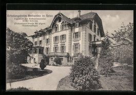 AK Spiez, Erholungsheim Bethanien, 1915