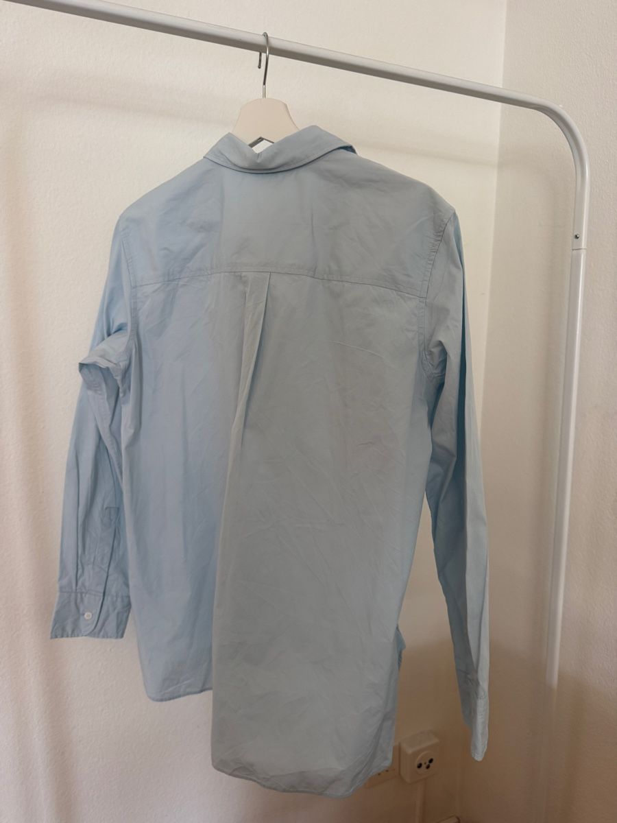 Uniqlo Camicette: UNIQLO Hemdbluse hellblau Grösse M - 100% Baumwolle – Usato da Zürich venduto da s.o13 3