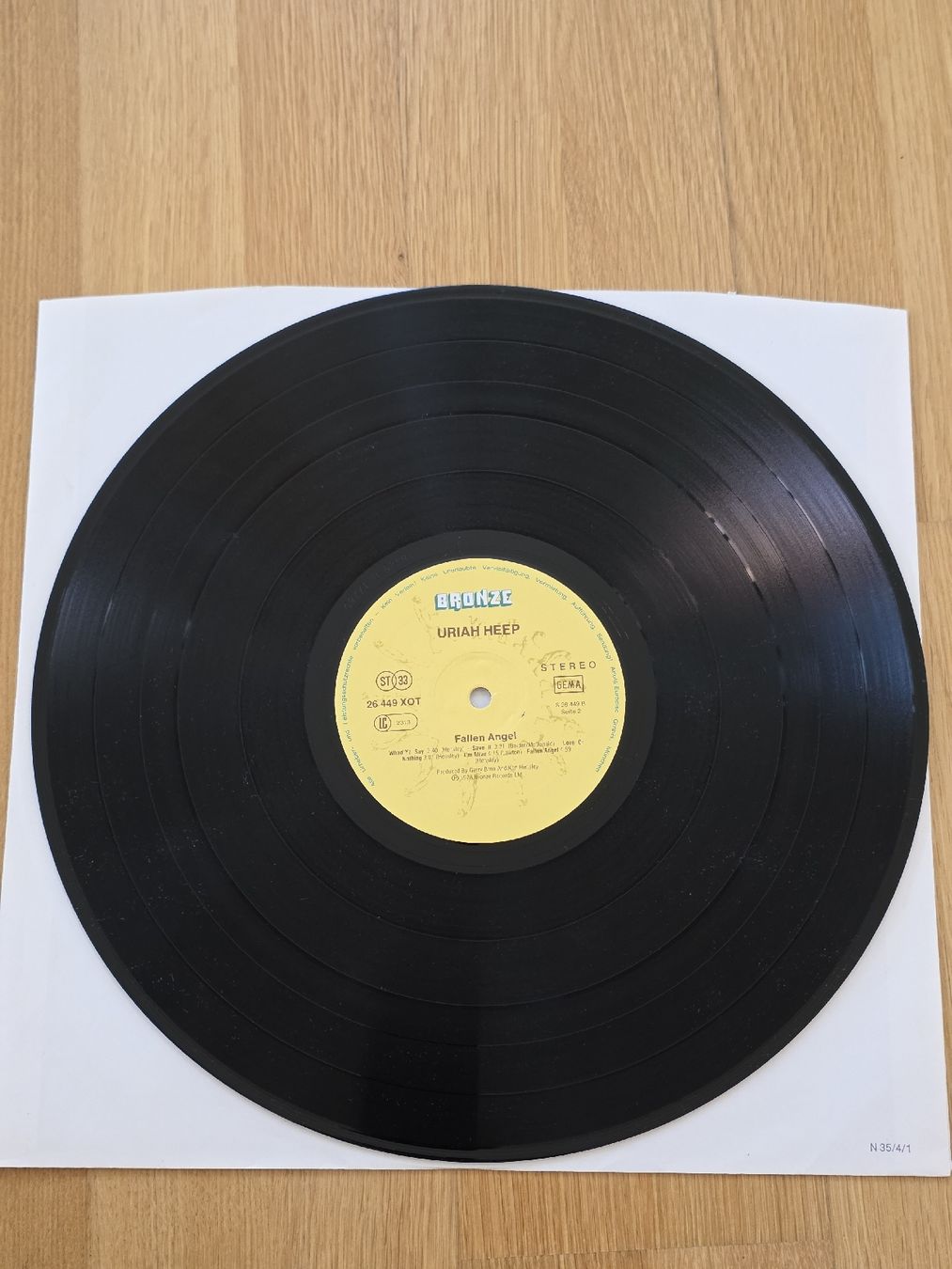 Dischi in vinile: Uriah Heep Fallen Angel Vinyl LP – Usato da Ramsen venduto da Daim8 6