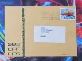 CL33 Enveloppe + Timbre Suisse 1962