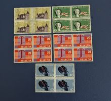 Briefmarken Schweiz (Werbe- und Gedenkmarken) 1958