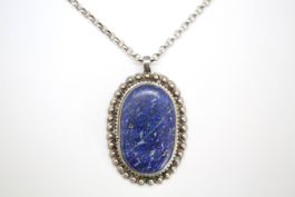 Silberkette mit Lapis Lazuli Anhänger