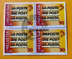 Viererblock Nr.937 ET Stempelt 1998  Siehe Original Fotos