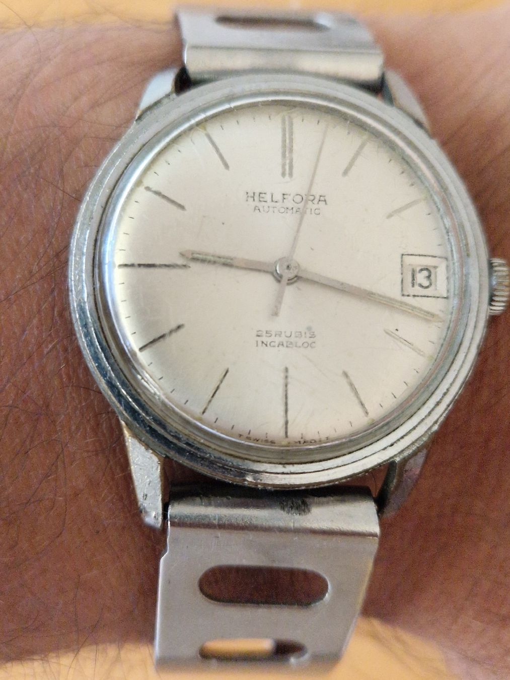 Uhren: Vintage "Helfora" Swiss Made Automatic Uhr – Gebraucht aus Bern von Ak1917