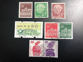 3 timbres avec numéro contrôle Allemagne