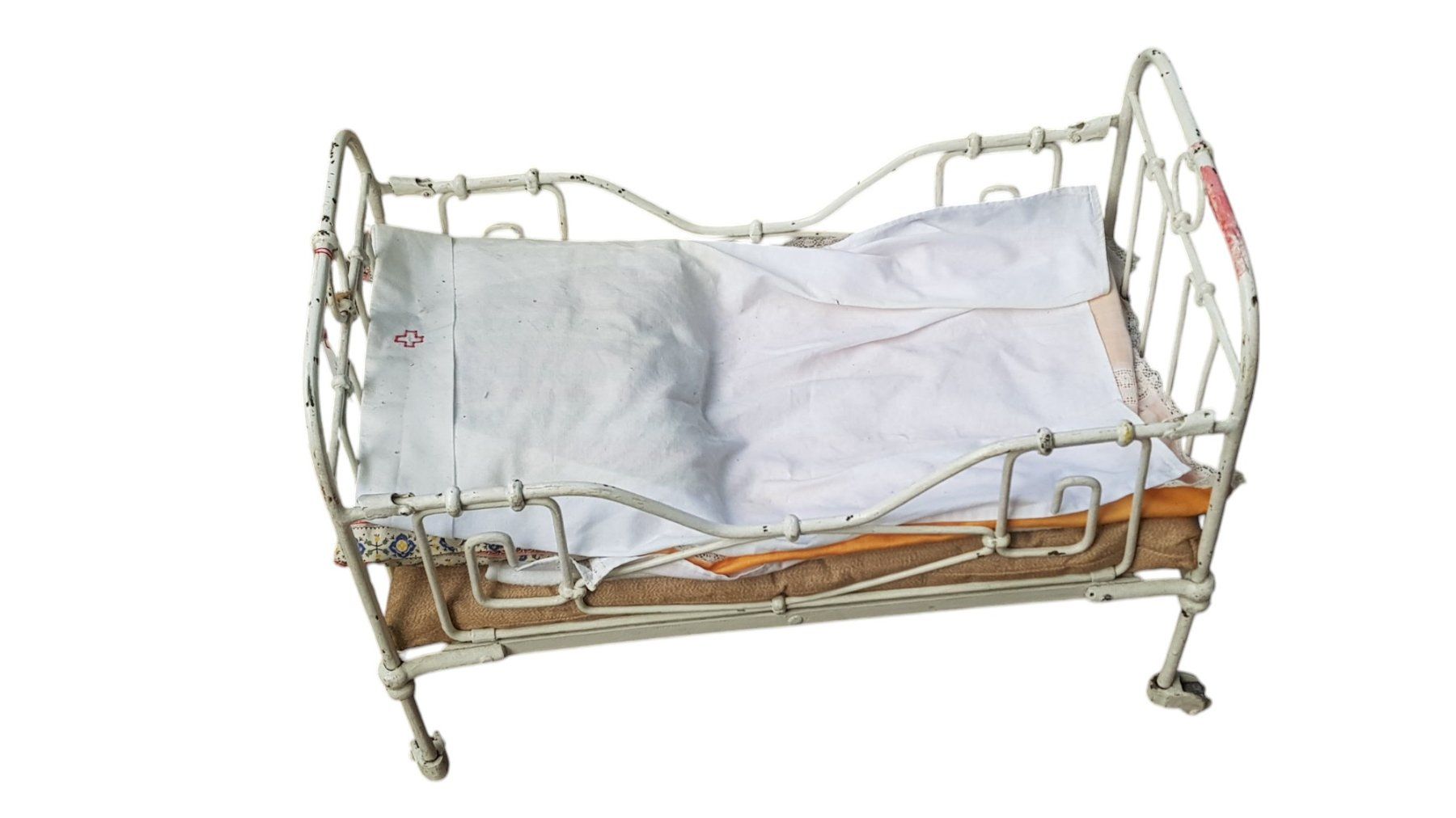Bambole: Puppenbett Spitalbett antik – Usato da Mörschwil venduto da lindaswunderkiste 5