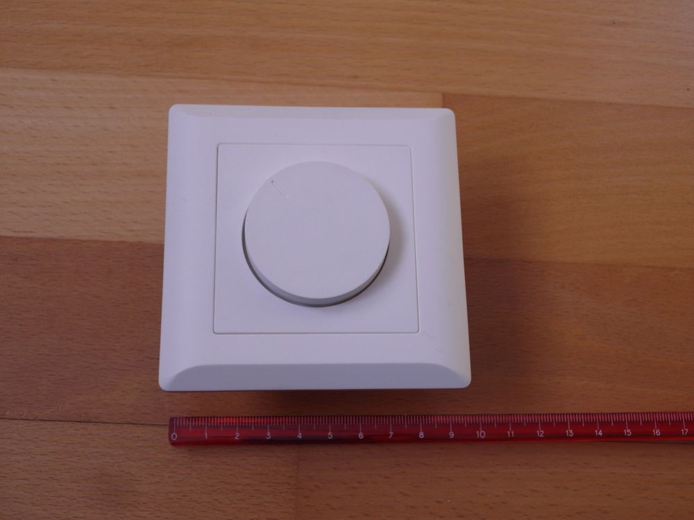 Hager Dreh Dimmer Lichtschalter Kalysto neuwertig weiss Kaufen auf