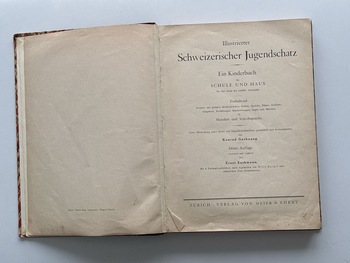 Bücher: Schweizer Jugendschatz – Gebraucht aus Zürich von Masaiti 5