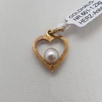 Echt 18K Gold - Herz Anhänger