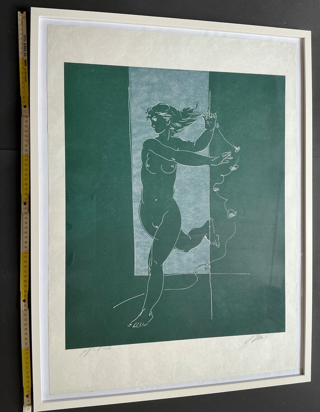 Grafica & Litografie: Hans Erni - Lithographie - Künstlerprobe – Usato da Pieterlen venduto da LM1446 1