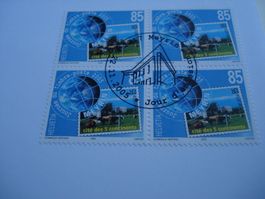Marke Tag der Briefmarke 2005, FDC Einzel + 4erblock, 2 Be
