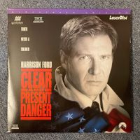 H. Ford: Clear And Present Danger - LASER DISC - Engl. Orig.