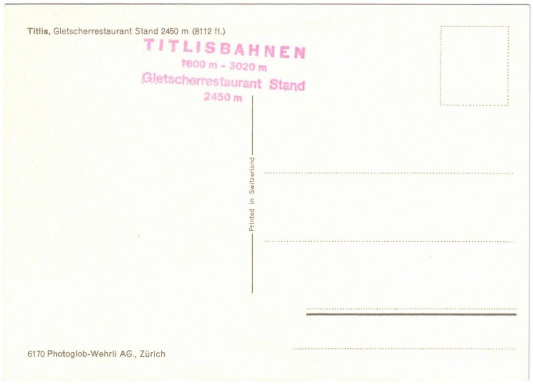 Ansichtskarten: Engelberg - Luftseilbahn Stand--Titlis – Gebraucht aus Binningen von Mountainrider 1