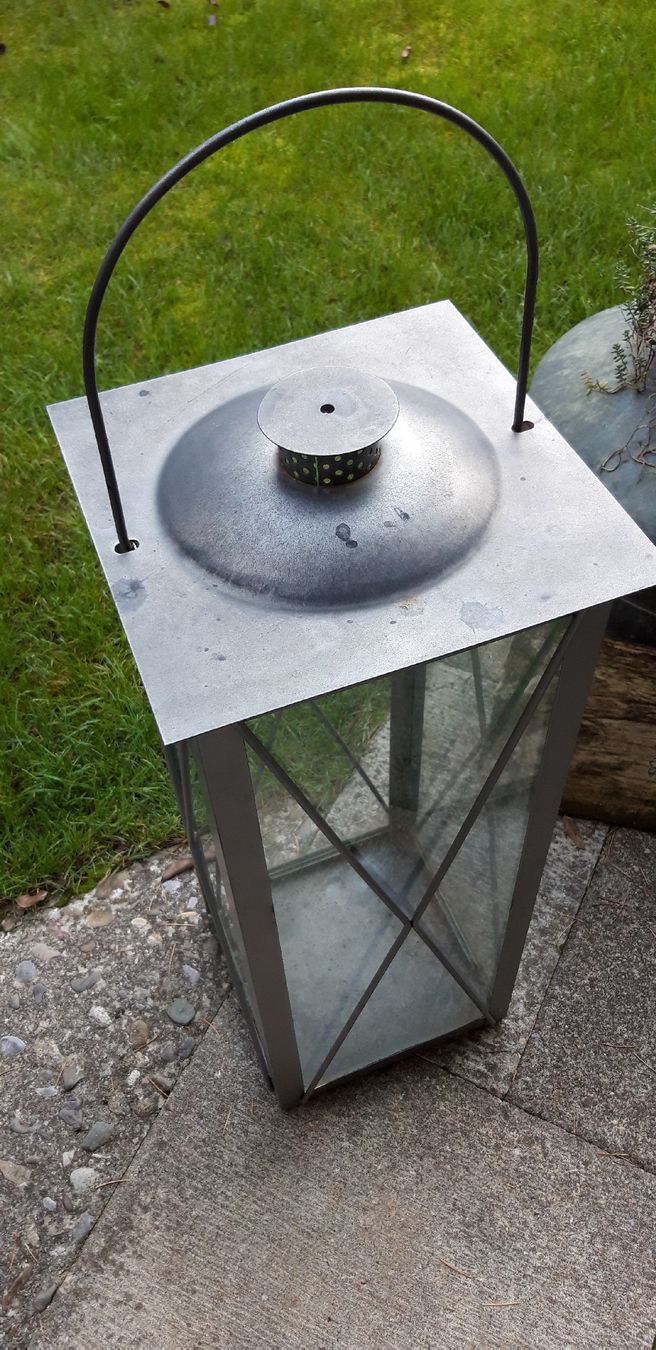 Lanterne: Laterne mit Glas, Indoor/Outdoor – Usato da Neuenhof venduto da elRey123 2