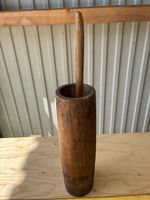 Mouture bois ancien avec pilon usage indetermine bon etat
