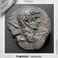 Römische Silbermünze - Elagabalus