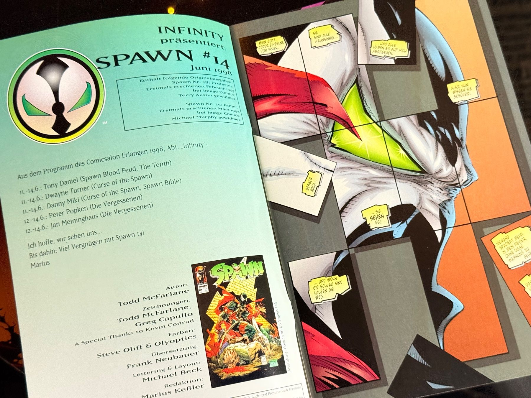 Fumetti: Spawn Comics Sammlung, Nr. 14, 15, 16, Top Zustand! – Usato da Zuerich venduto da SonderArt-Wertgut 1