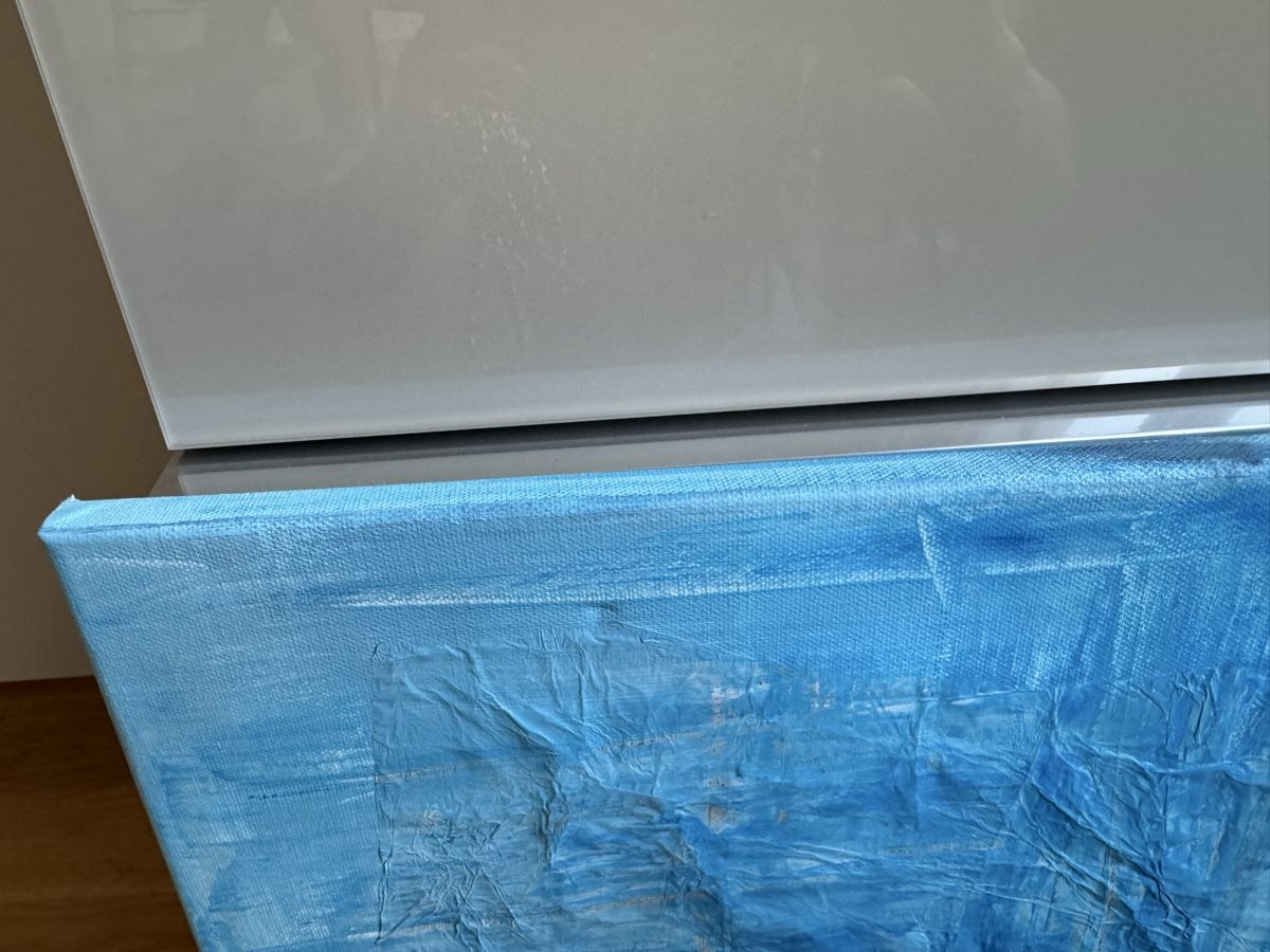 Gemälde: 60 x 80 cm Abstrakt Blautöne Schweizer Kunst – Neu (gemäss Beschreibung) aus Zürich von LuxuryJewellery 7