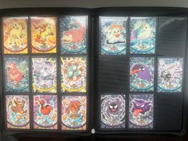 Pokemon Topps Serie Sammlung Set Mint 1.Print Blaues Logo