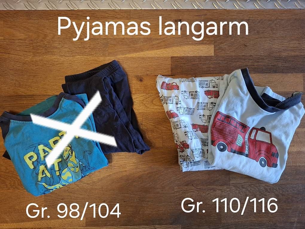Pigiama & Simili: Pyjama lang Gr 110/116 Feuerwehr – Usato da Orpund venduto da tosa_stu