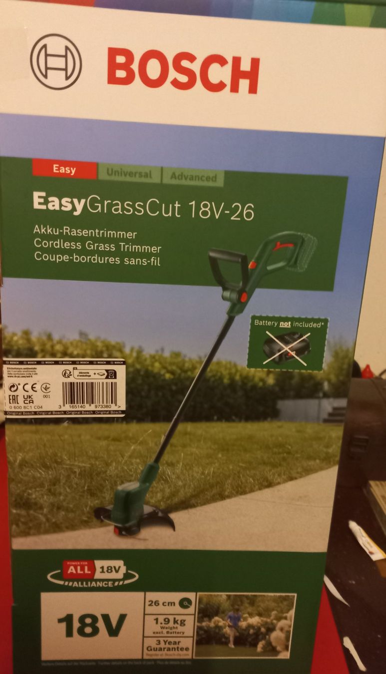 Bosch Tagliaerba: Bosch Easy Grasscut 18 Solo  +Starterset 18V 2 5AH – Usato da Würenlos venduto da fanfan67
