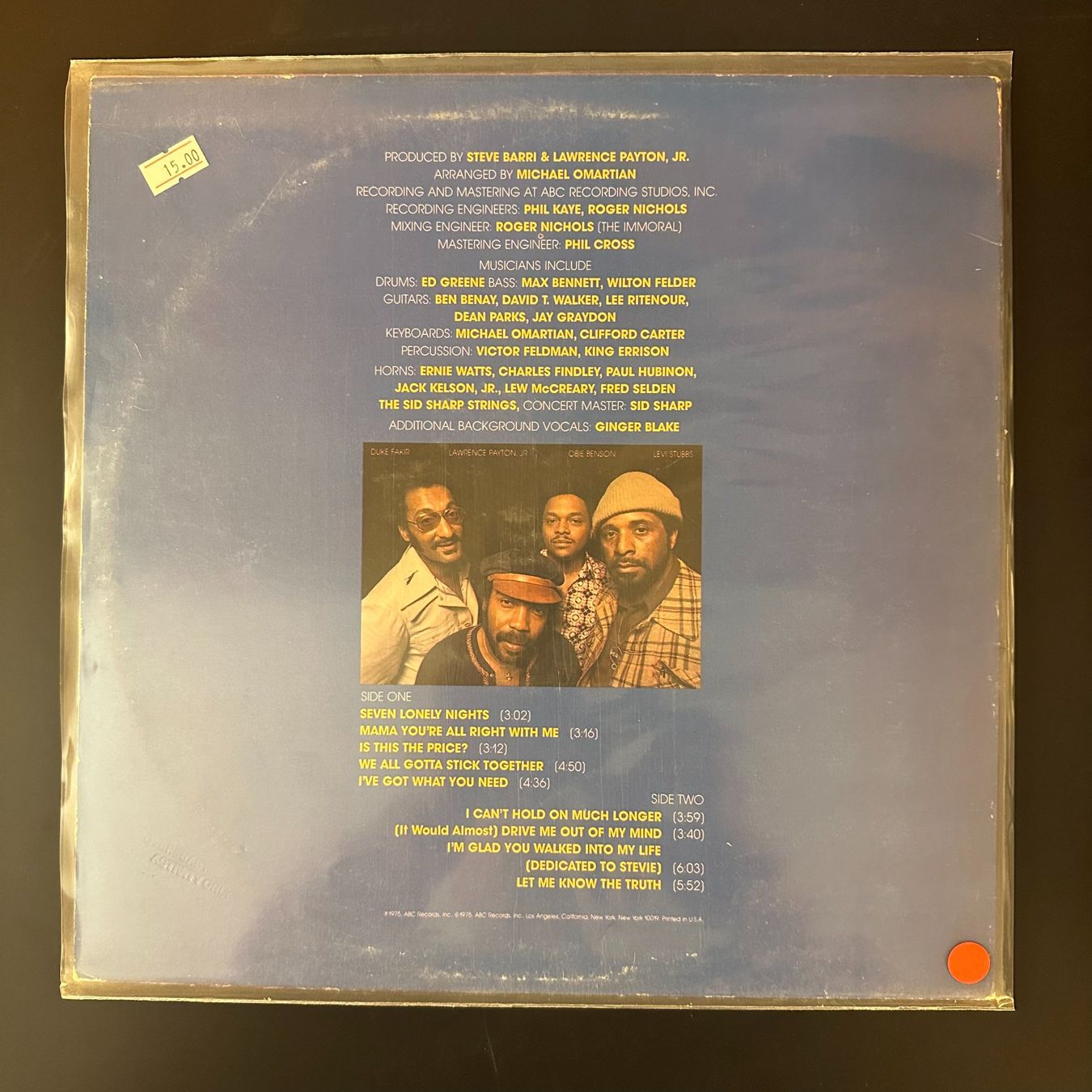 Vinyles: Four Tops – Night Lights Harmony LP – D'occasion à Viganello par md__2rd2 1