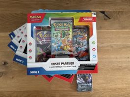4x Erste Partner Kollektion Serie 3 DE & Umbreon Päckli EN