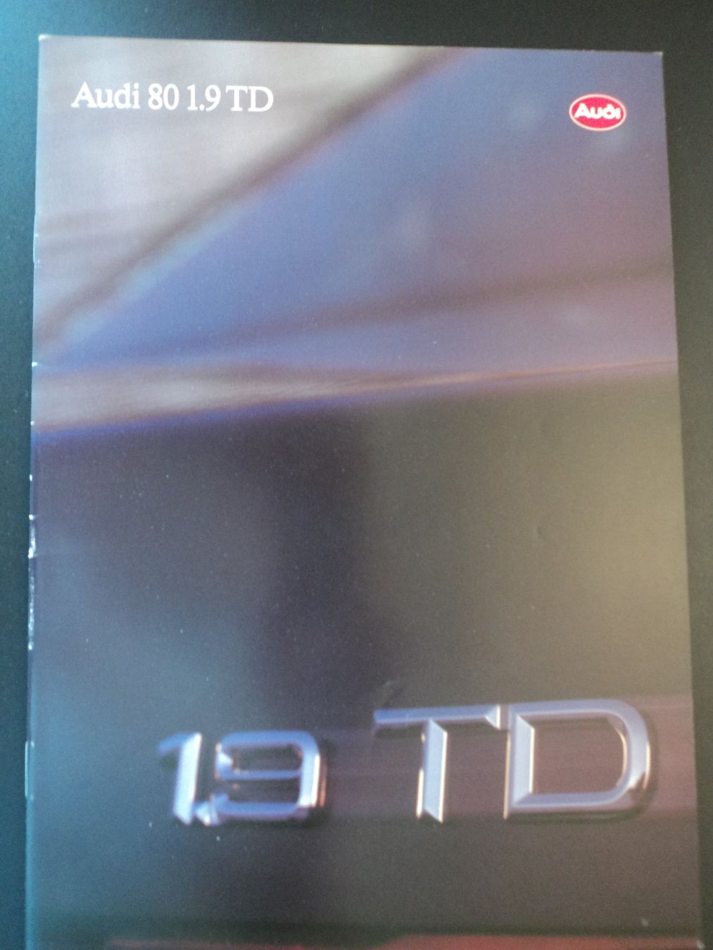 Audi Dokumente: Prospekt Audi 80 1.9 TD 1993 – Gebraucht aus Schwarzenburg von modelCARama 1