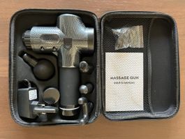 Massage Gun inkl. 6 Aufsätze + Box