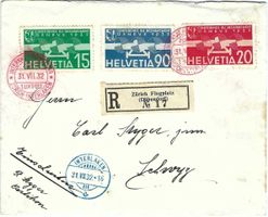 Erstflug Zürich - Interlaken, 31.VII.32