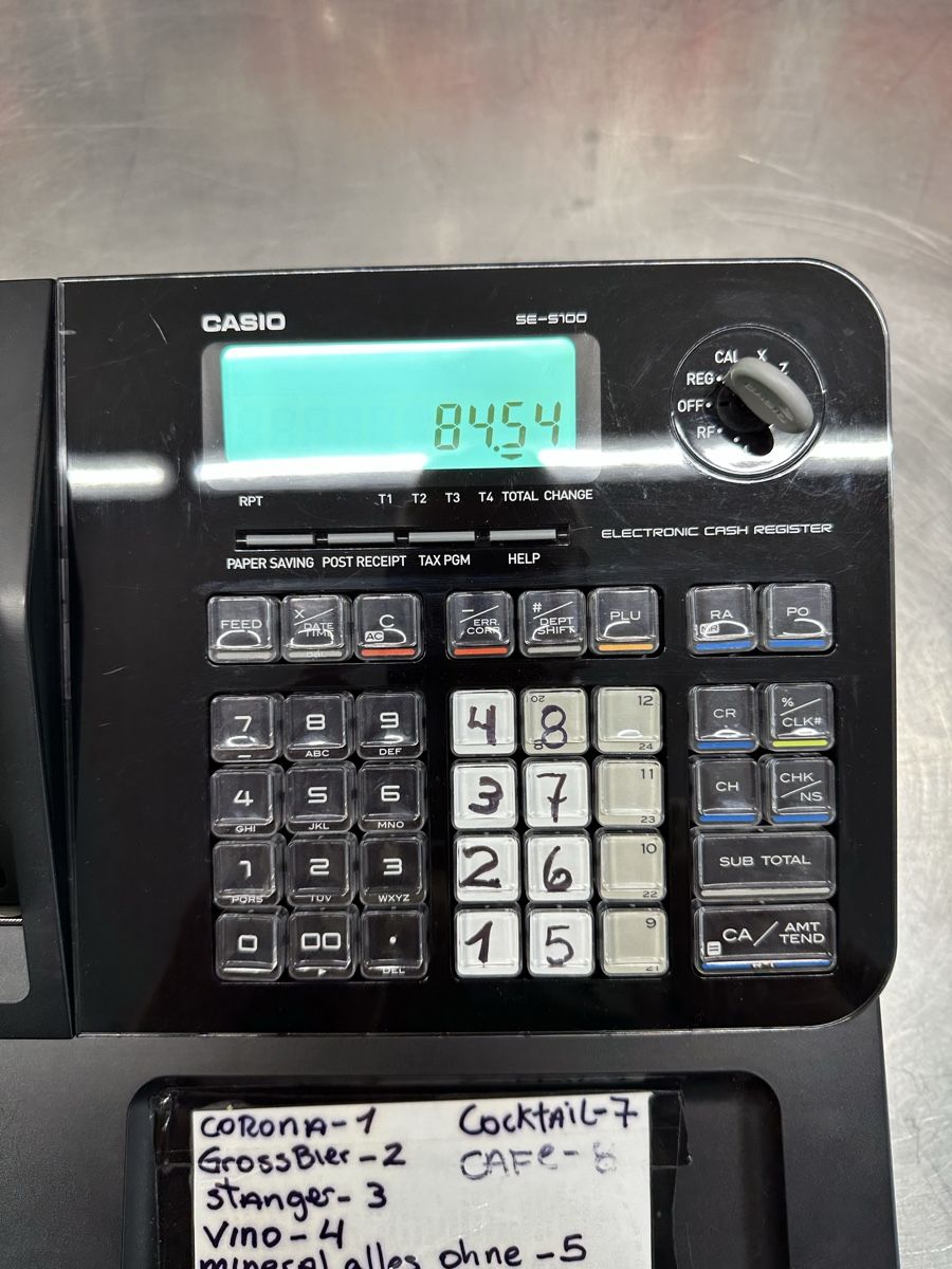 Casio Registratore di cassa: CASIO SE-S100 Electronic Cash Register – Usato da Schwende venduto da weesli 3