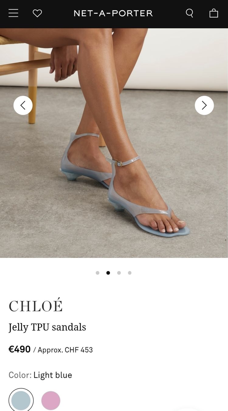 Chloé Damenschuhe: CHLOÈ Jelly Sandels – Neu (gemäss Beschreibung) aus Erlenbach ZH von nlh 5
