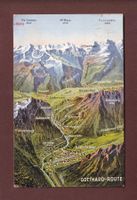GOTTHARD-ROUTE - Vogelschau - 1918
