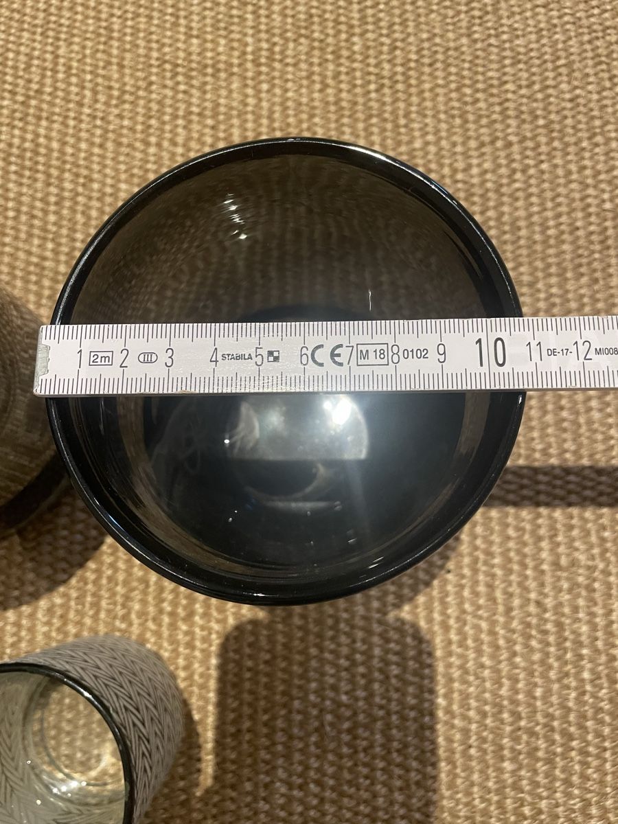 Tutte le decorazioni: 5 Windlichter Set schwarz gemustert Glas gebraucht – Usato da uitikon waldegg venduto da allesmussraus123 3
