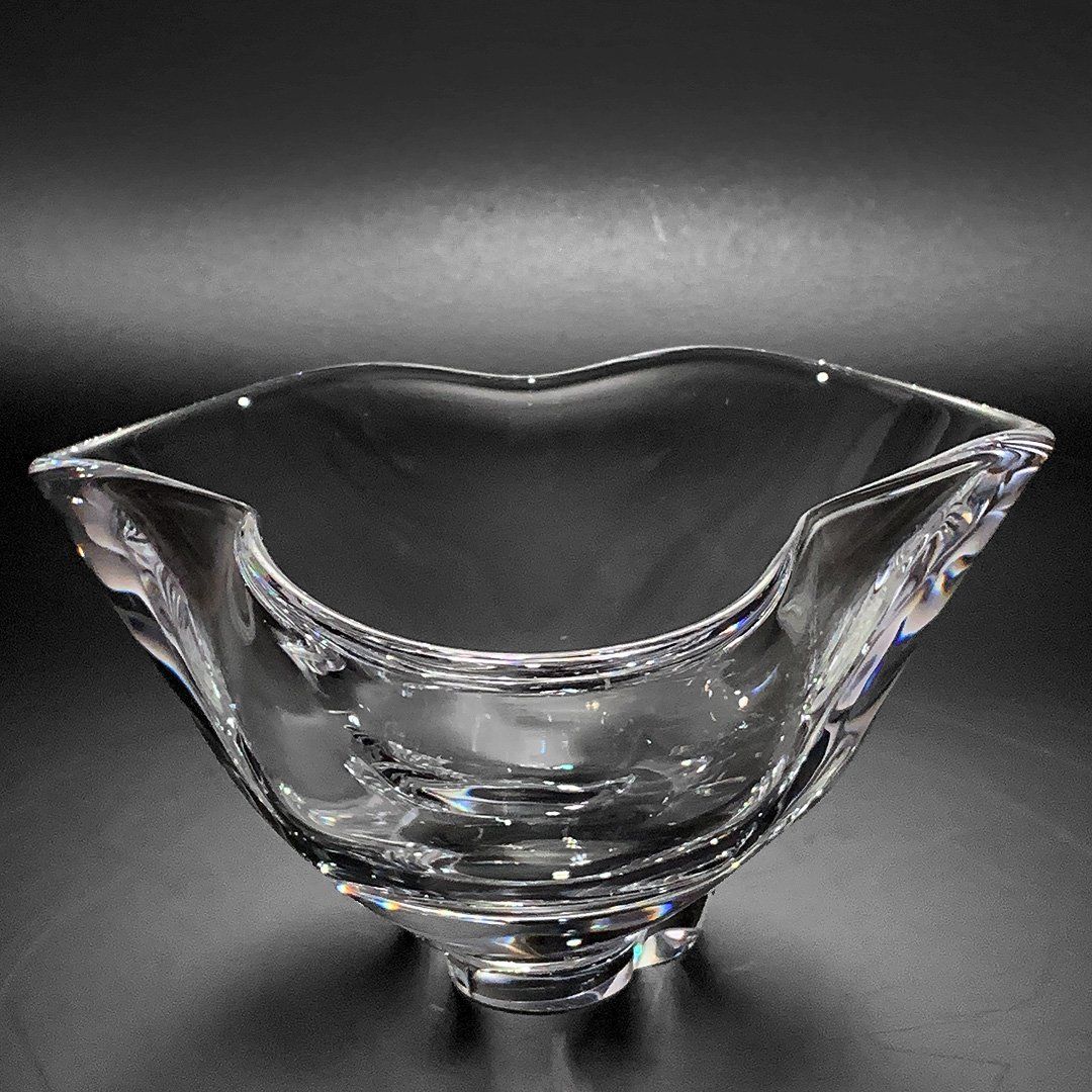 Bicchieri: Steuben Trefoil Glas Schale - Designklassiker – Usato da Luzern venduto da downtonabbey 1