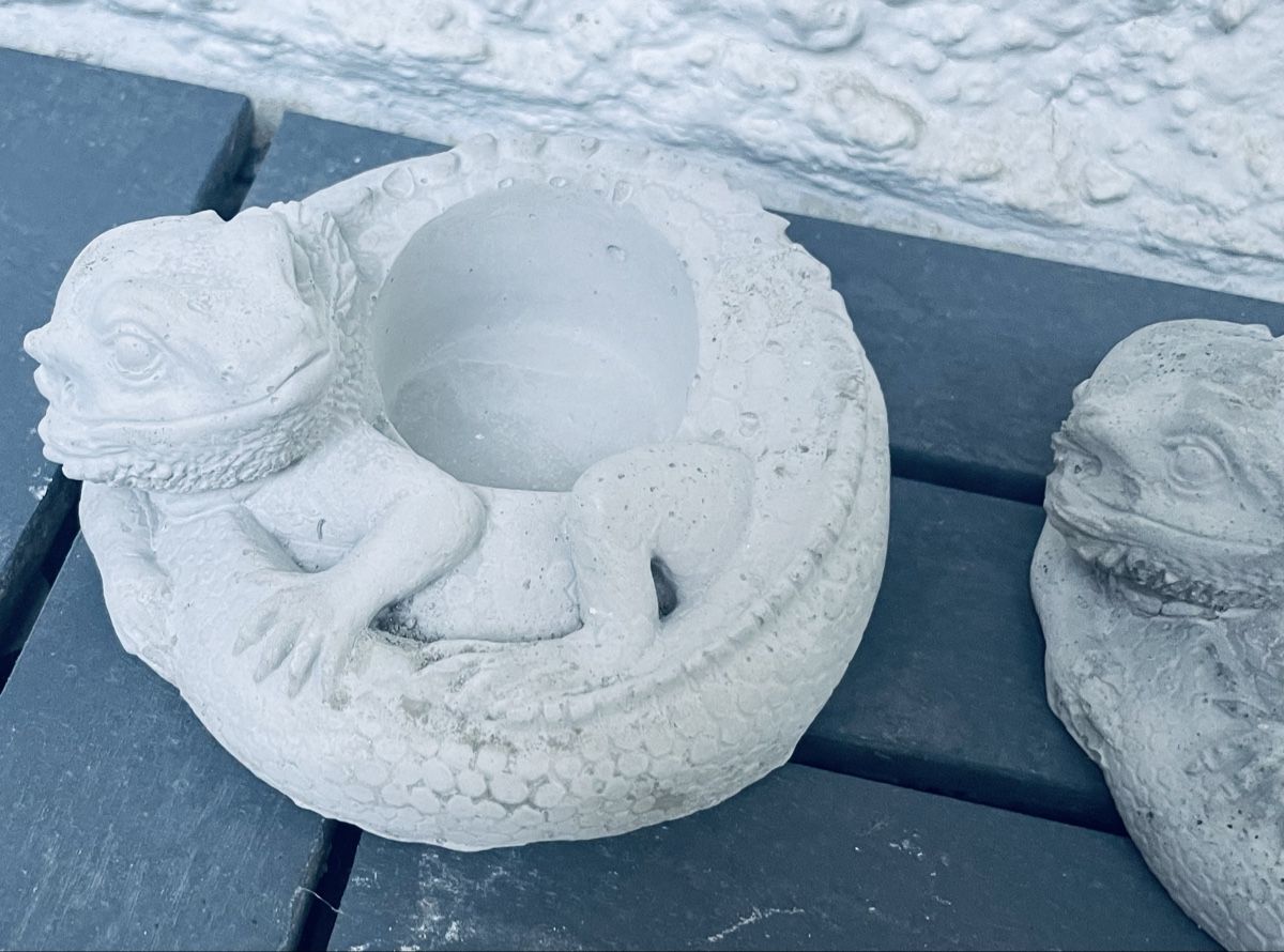 Toutes les décorations: 2er Set Kerzenhalter Eidechse neu – Neuf avec emballage d'origine à Au ZH par Jaggy4 1