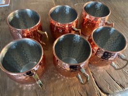 Moscow Mule Bechern 6 Stück ungebraucht/Neu Top Zustand