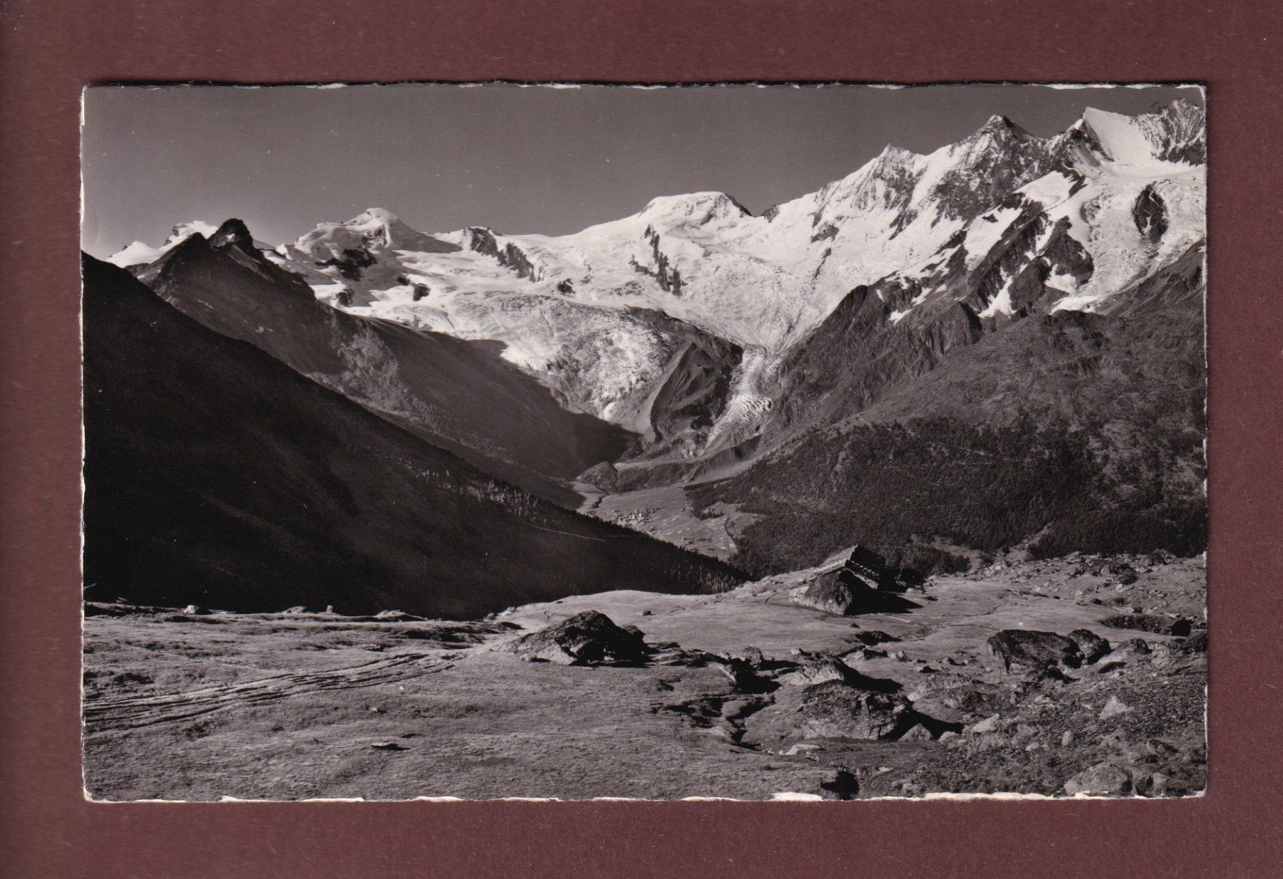 Cartoline postali: SAAS-FEE vom Kreuzboden – Usato da Pully venduto da nicecards-shop