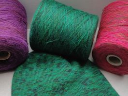 Ital. Merino & Alpaka, Art. Nevada 580g verde-anthrazit mel.