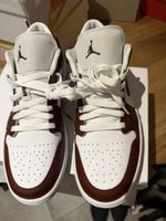 Air Jordan 1 Low chaussures blanc/marron T 42,5