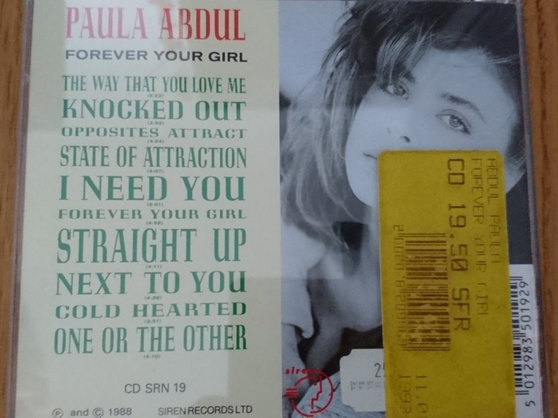CD: Paula Abdul Forever your girl CD – Usato da Luzern venduto da Einh0rn 1