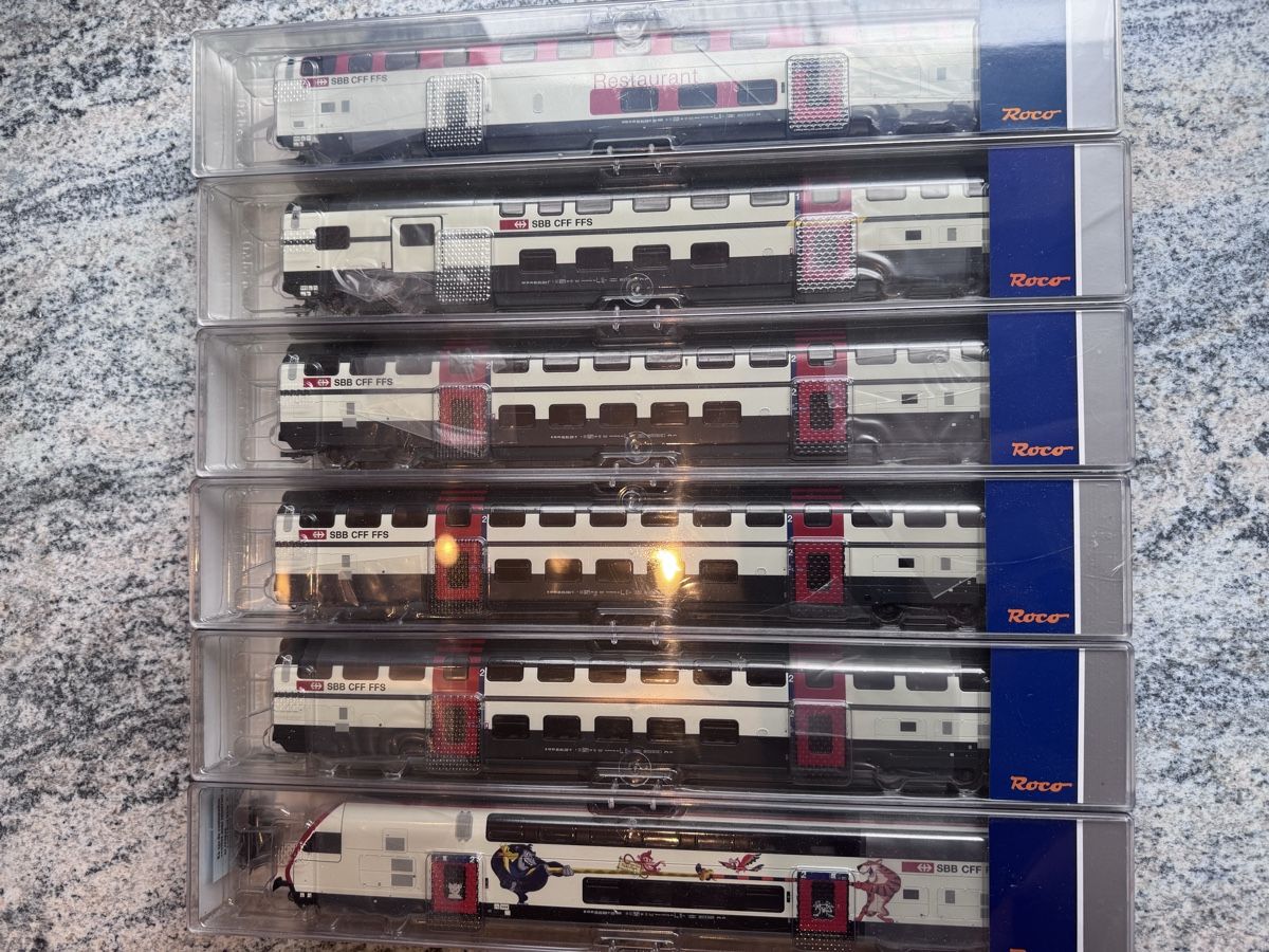Roco SBB CFF FFS IC 2000 Doppelstockwagen Zug Set, Neu! (Neu und ...