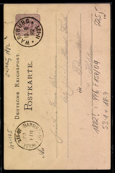 Entiers postaux: Vorläufer-Lithographie Ganzsache PP6 F1 – D'occasion à Berlin par bartko-reher 1
